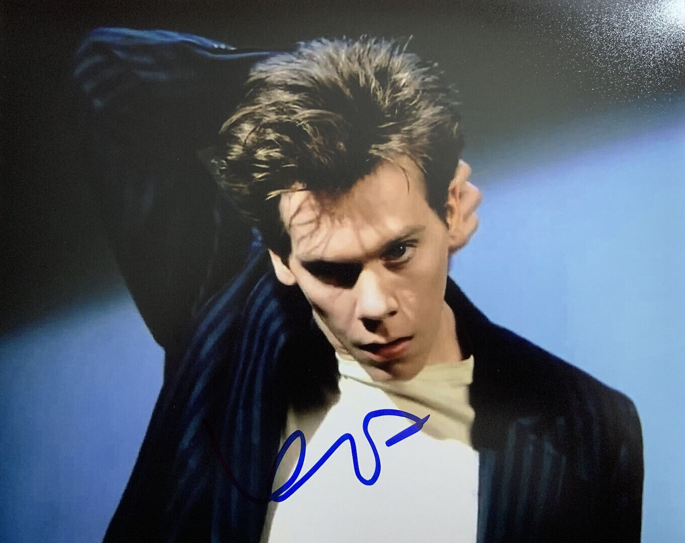 KEVIN BACON HAND SIGNED 8x10 Photo Poster painting FOOTLOOSE MOVIE RARE AUTOGRAPH COA