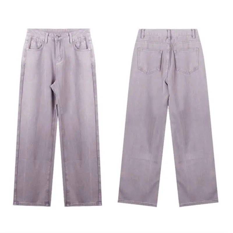 Lapel Puff Seeve Crop T-Shirt Denim Pants Two Pieces Set