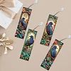 (US Local)4Pcs Special Shape Flowers Crows 5D DIY Diamond Painting Bookmark for Adults