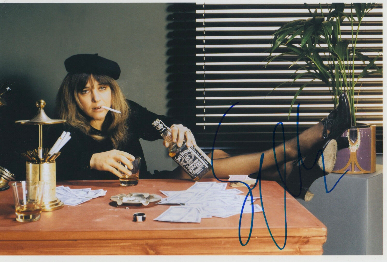 Suzi Quatro signed 8x12 inch Photo Poster painting autograph