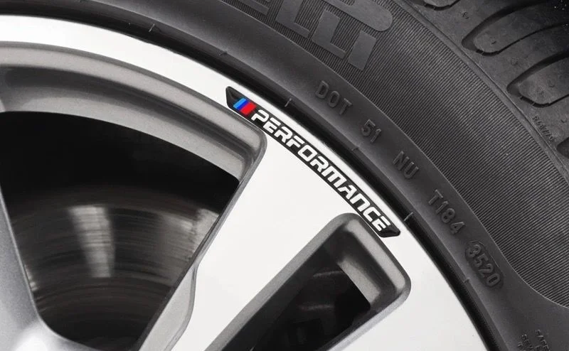 Car wheel decoration metal car sticker（4PCS）