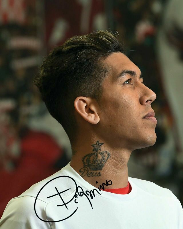 Roberto Firmino - Liverpool Autograph Signed Photo Poster painting Print