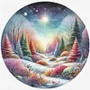 Colorful Forest-11CT Stamped Cross Stitch 45*45cm/17.72*17.72in tapestrymarket