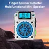 Wireless Bluetooth-Compatible 5.2 Speaker FM Radio Fingertip Gyro Mini Speaker
