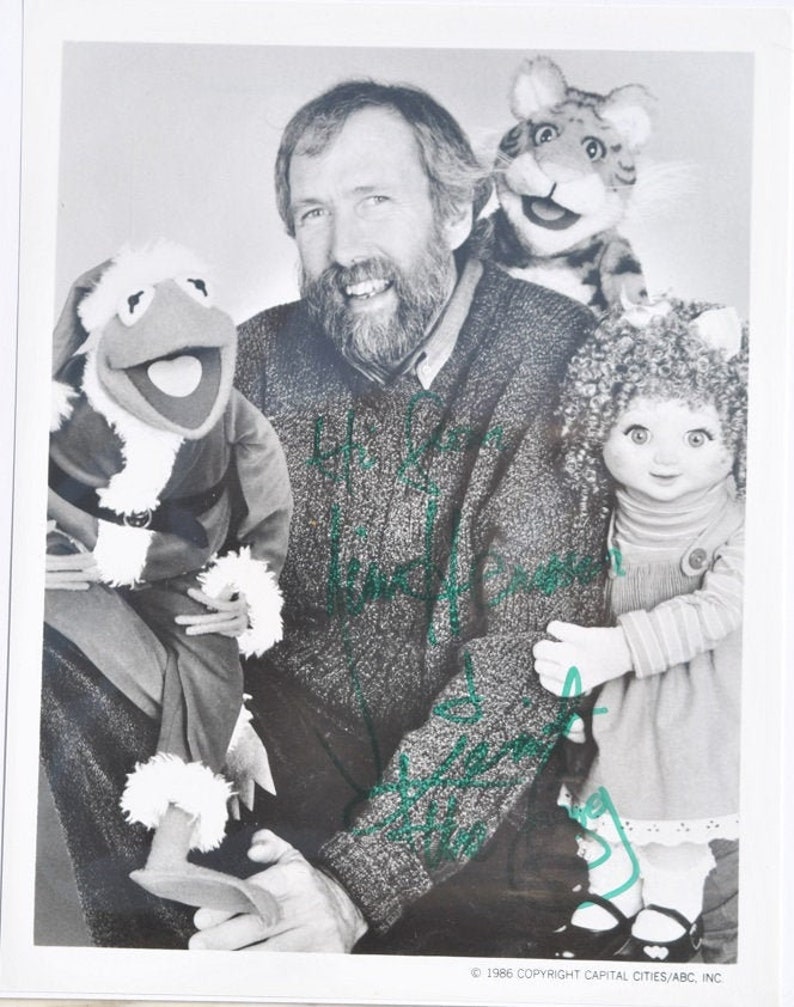 JIM HENSON SIGNED Photo Poster painting The Dark Crystal The Muppets Labyrinth wcoa
