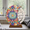 Diamond Painting Wooden Mandala Moon Perpetual Calendar