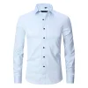 Fashionable casual solid color shirt