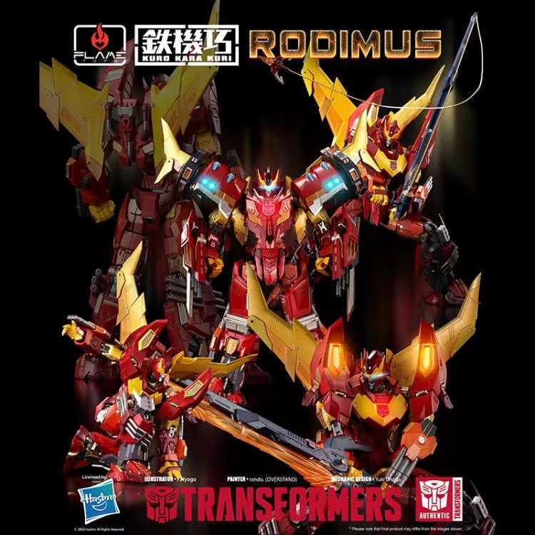 【Pre-order】The Transformers: The Movie FLAME TOYS Hot Rod Rodimus Prime Mecha assembly model