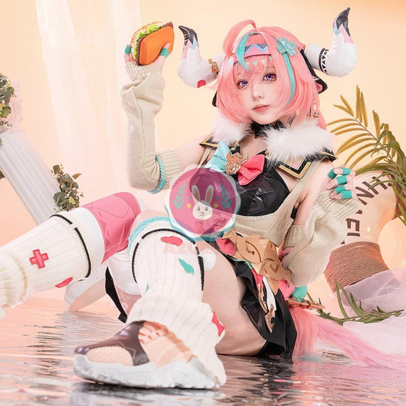 Azuiblc】コスプレ衣装 原神 ヴァレサ マスク付き 尻尾 コスチューム