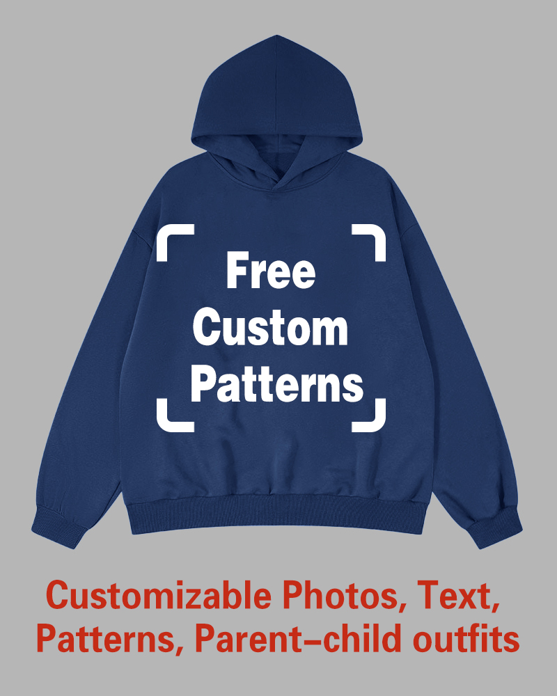 Custom Plus Size Hoodie (You Can Upload Pictures, Text, Logo, Etc. To Customize Your Interesting Hoodie)