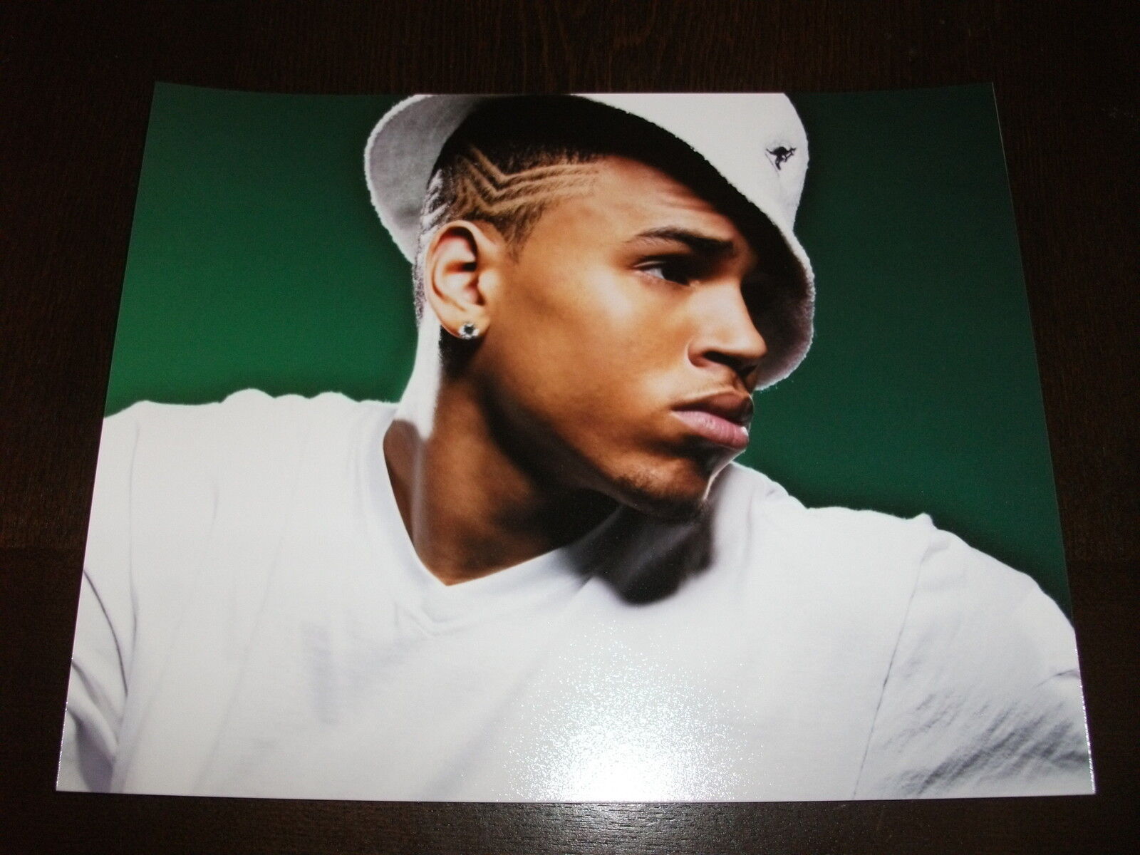 Chris Brown Sexy Promo 8x10 Photo Poster painting Music Singer Rapper Rihanna