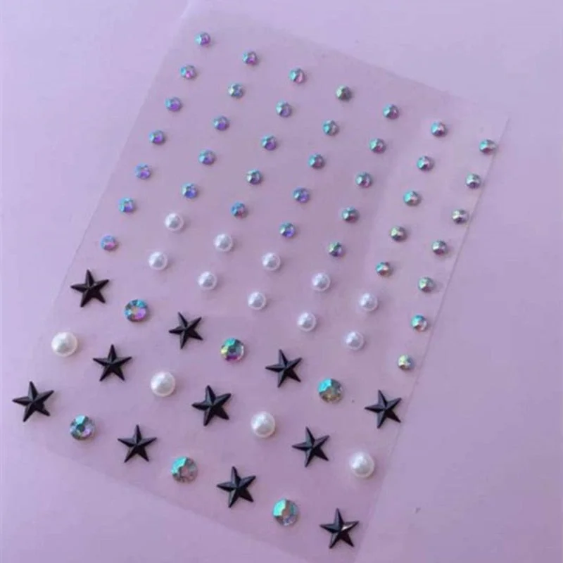 Glitter Face Jewels Sticker Temporary Tattoo Party Face Makeup Tools Rhinestones Flash Tattoo Stickers Fake Diamond