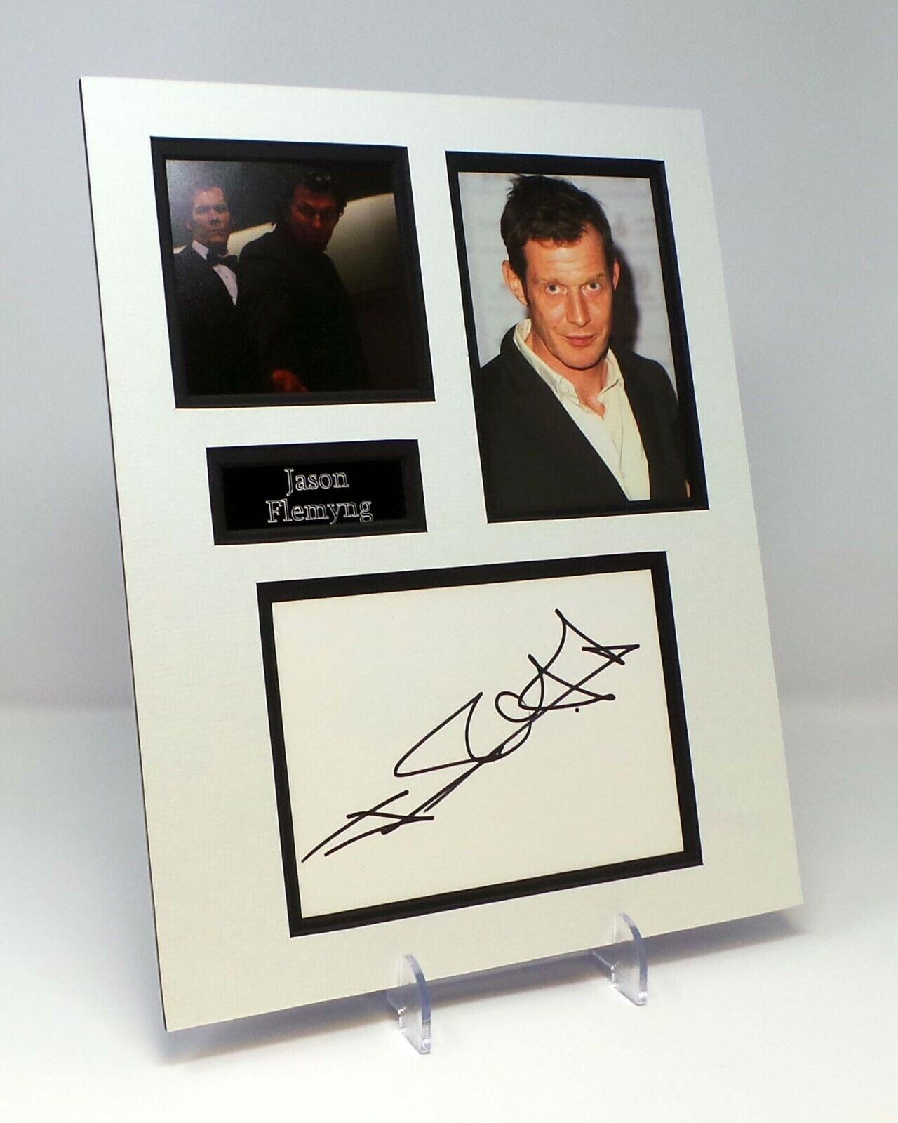 Jason FLEMYNG Signed Mounted Photo Poster painting Display AFTAL COA Plays Azazel in X Men