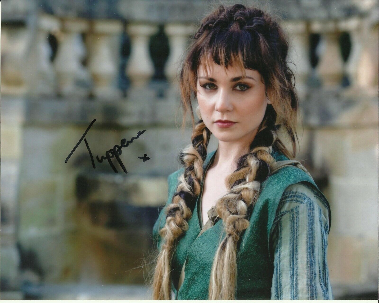 TUPPENCE MIDDLETON SIGNED SEXY SINBAD Photo Poster painting UACC REG 242 (5)