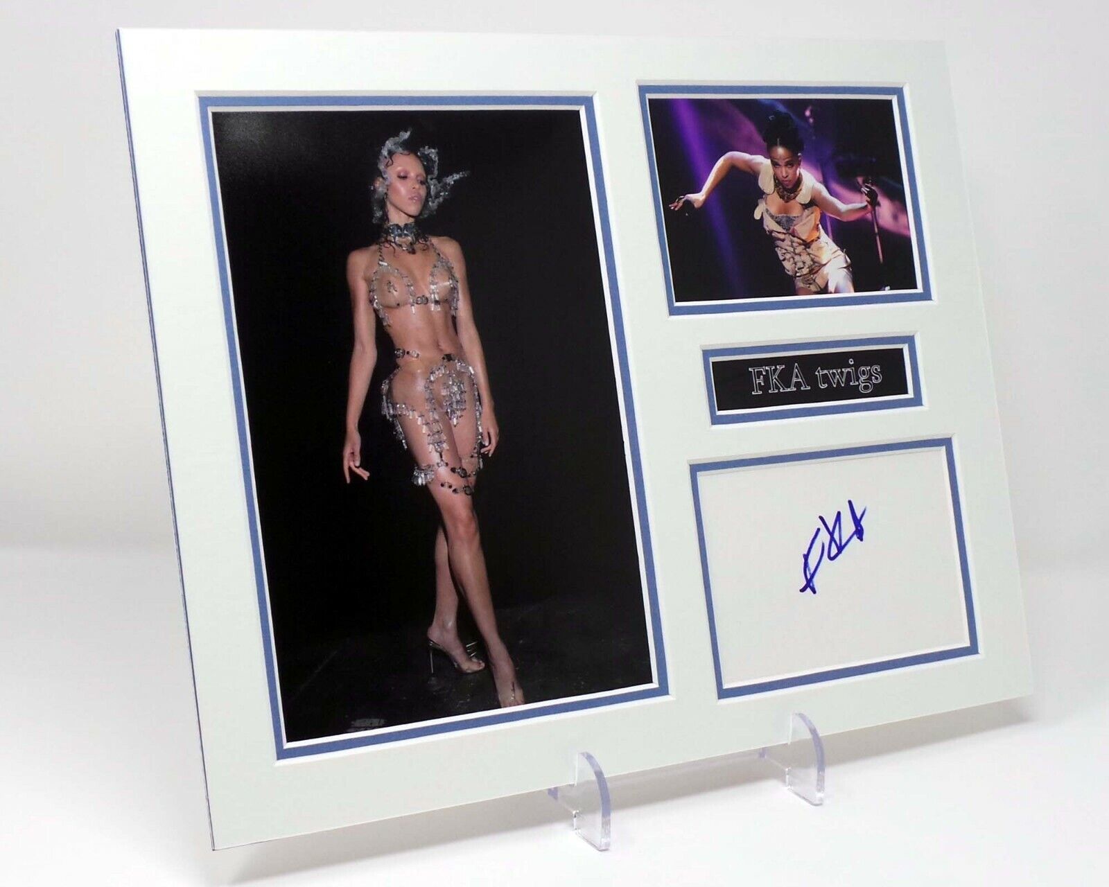 FKA TWIGS Signed Mounted Photo Poster painting Display 1 AFTAL COA Musician Songwriter Singer