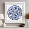 Mandala-Partial Bead Embroidery Kit 11CT Pre-Printed Bead Cross stitch 36x36CM tapestrymarket