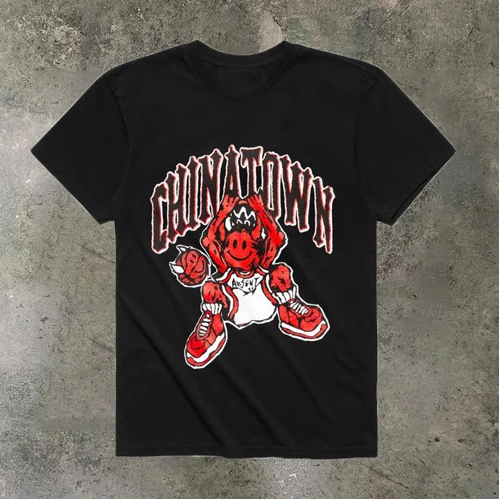 Personalized basketball print short sleeve