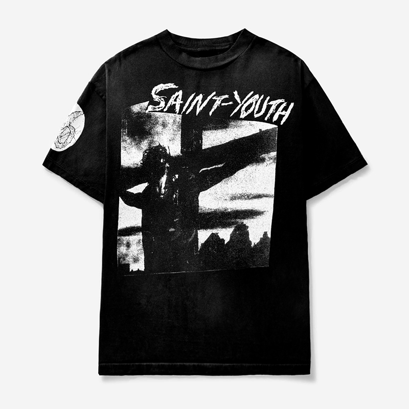Sopula Youth Saint Print Graphic Cotton T-Shirt - SOPULA
