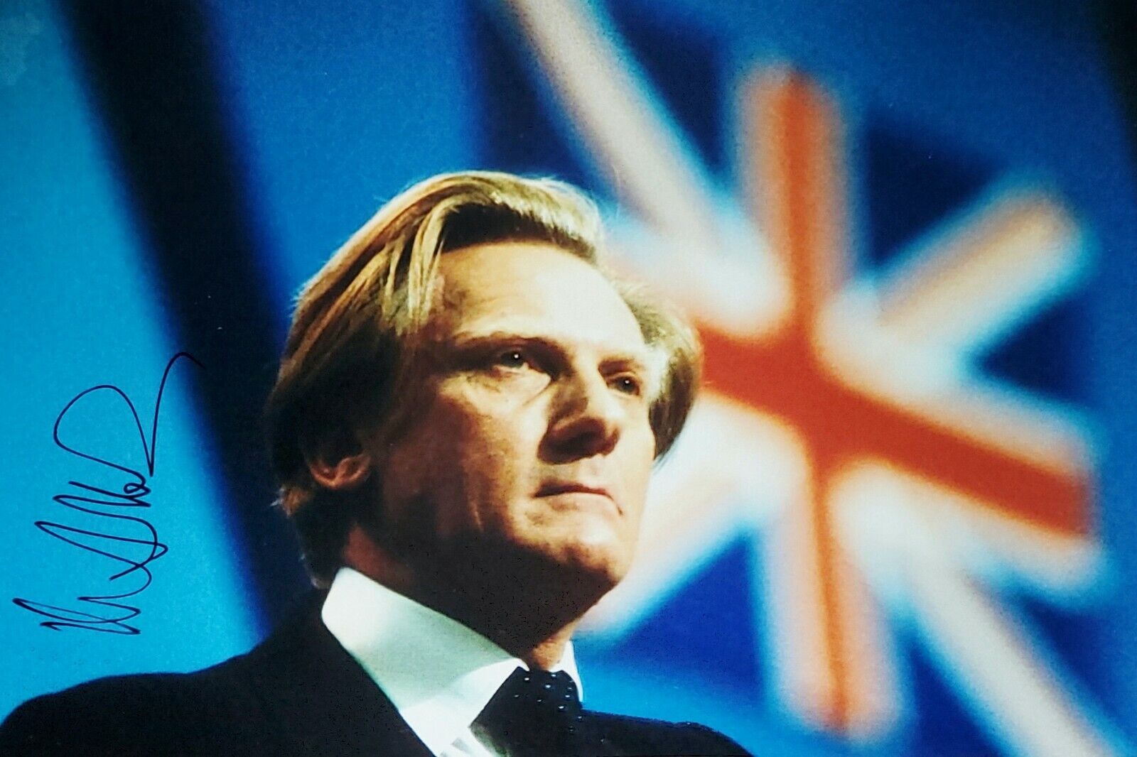 Michael Heseltine Hand Signed Autograph Photo Poster painting UK Conservative Politician Cabinet