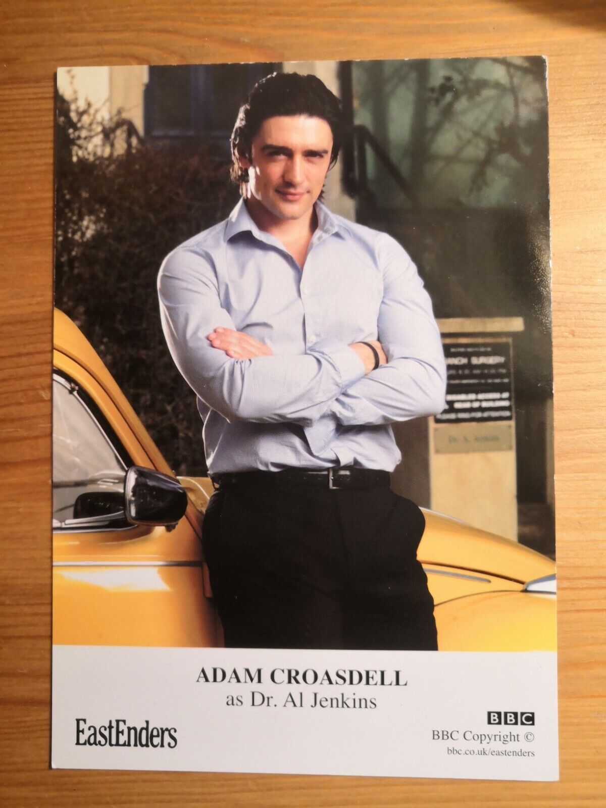 EASTENDERS UNSIGNED CAST CARD OF ADAM CROASDELL