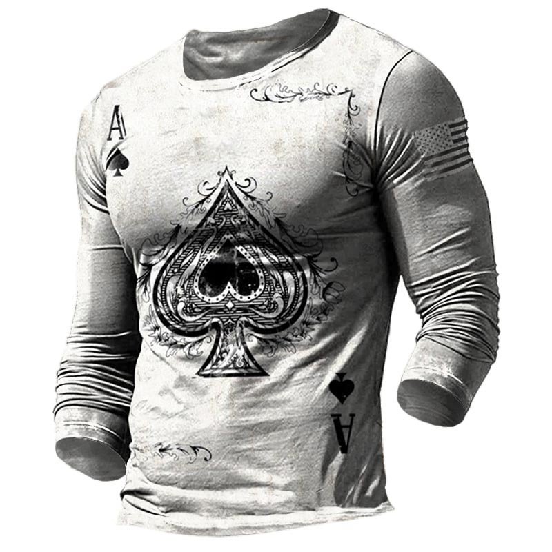 Men's outdoor quick-drying long-sleeved round neck T-shirt / [viawink] /