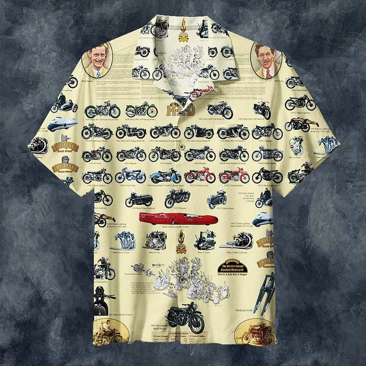 The Legend Of Vincent Motorcycles | Hawaiian Shirt
