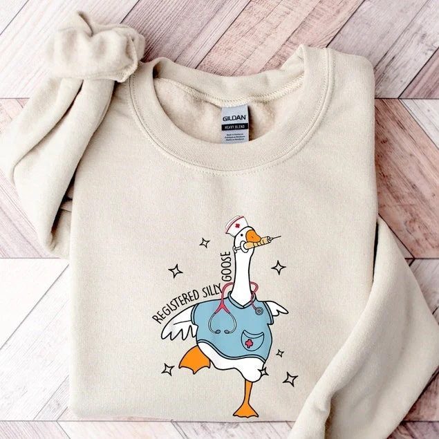 Silly Goose Registered Nurse Sweatshirt