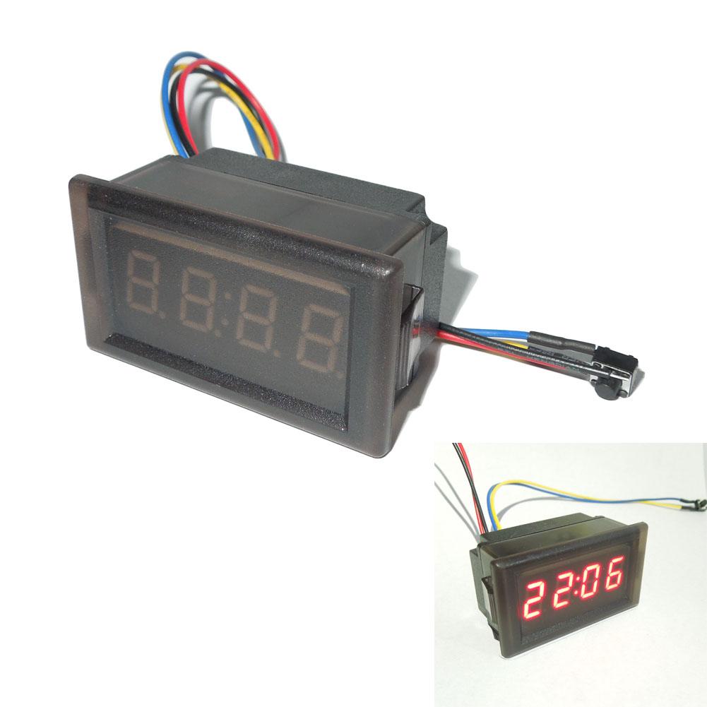 

Red New LED Waterproof Vehicle-mounted Digital Clock Car Accessories, 红色, 501 Original