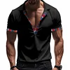  Stylish V-Neck Polo Shirt for Men - Perfect for Summer Outings and Casual Events by Inlyline