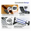 JJC Slide Film Cutter for 35mm /120 Format Film（precise graduations slide negatives film cutting tool + adjustable brightness light pad）