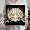 Seashell DIY Pearl Art Diamond Painting Kit for Adult Home Decor 25x25cm With Frame