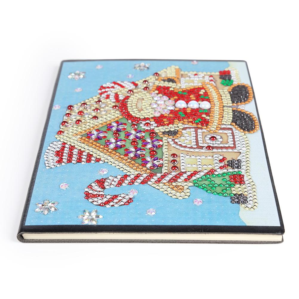 

Santa Claus-DIY Creative Diamond 60 Pages A5 Notebook, 501 Original