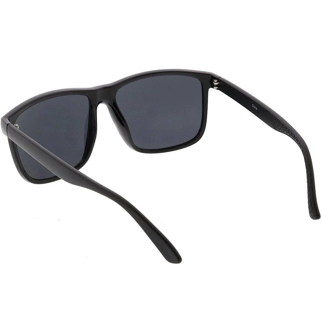 Oversize Horn Rimmed glasses Matte Arms Square Lens 58mm