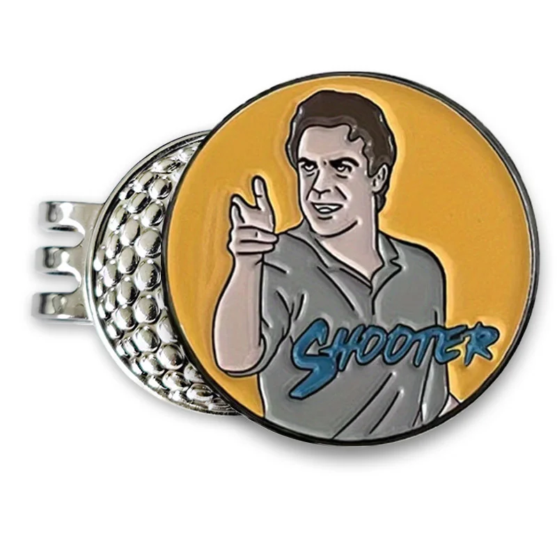Golf Ball Marker with Magnetic Hat Clip