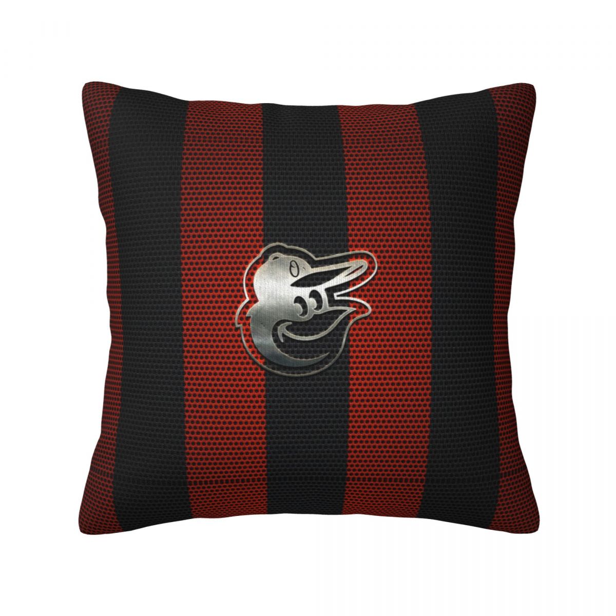 Baltimore Orioles Stripe Short Plush Cushion for Home Decor