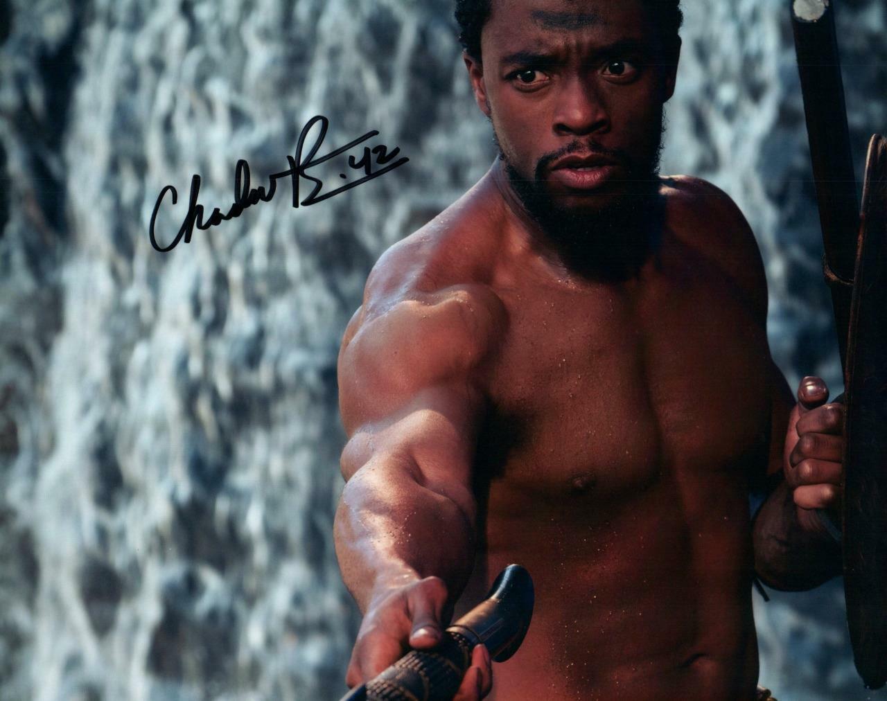 Chadwick Boseman signed 8x10 Photo Poster painting autograph Picture autographed and COA