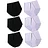 Akayes 6Pcs/set Seamless Panties Women Invisible Briefs Female Underpants Ultra-thin Silky Underwear High Waist Panties Lingerie