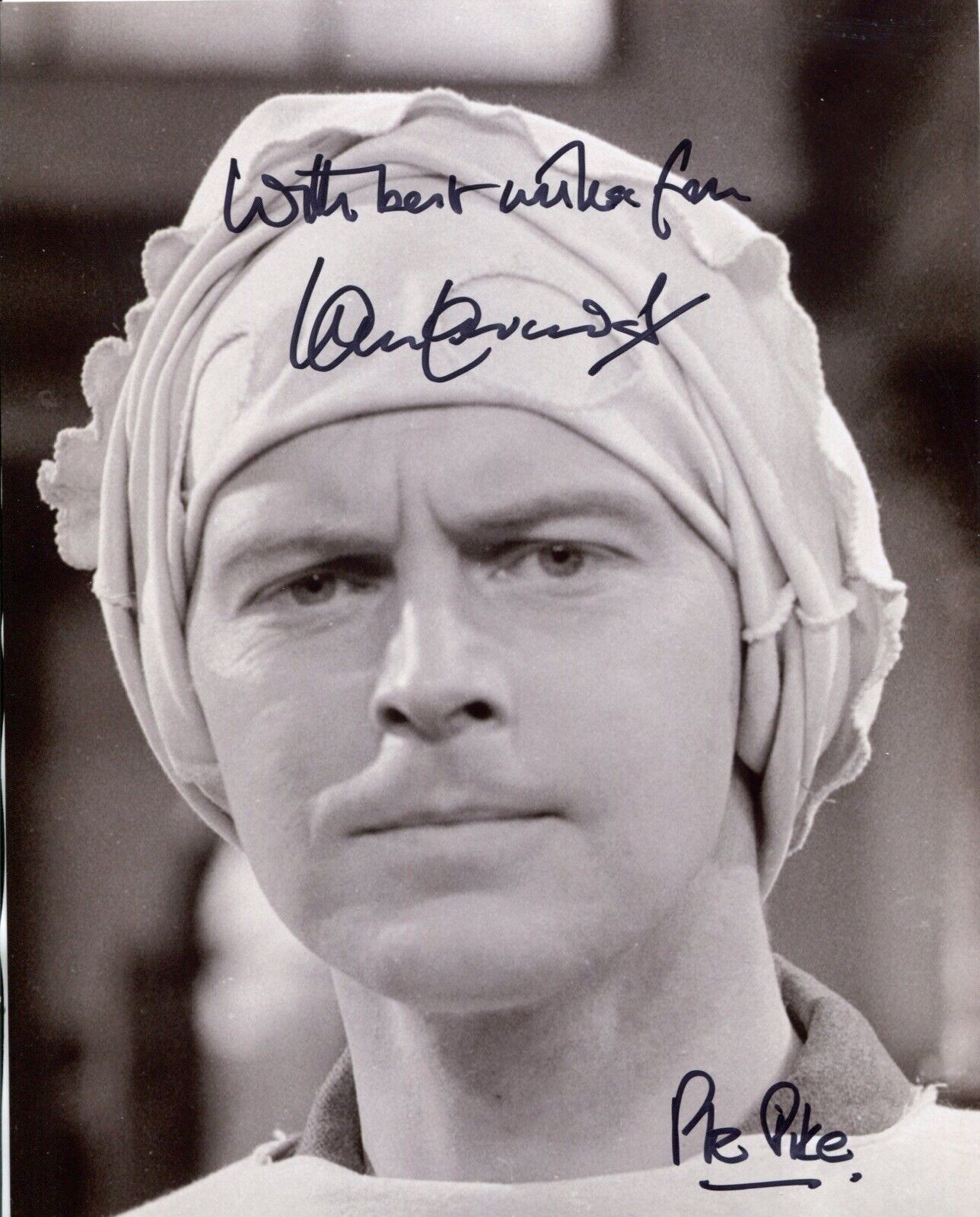 Actor Ian Lavender signed Dads Army Private Pike Photo Poster painting No3 - UACC DEALER