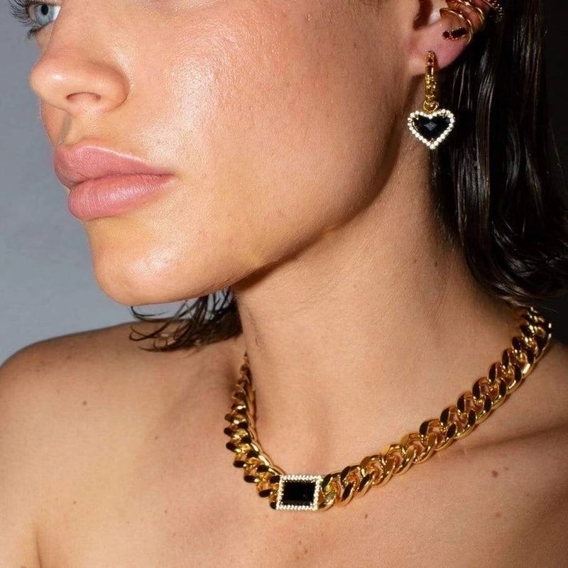 Copper Plating Heart Shape Copper Jewelry Sets