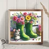 Diamond Painting-DIY Full Round Drill Mouse&Boot