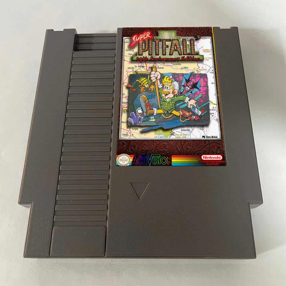 Super Pitfall 30th Anniversary Edition NES For Nintendo Entertainment System Console - 8 Bit Game Cartridge