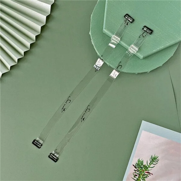 Transparent Bras Straps Beauty Back Sexy Print Shoulder Brassiere Invisiable Straps Urtal Thin Women Underwear Bra Accessories