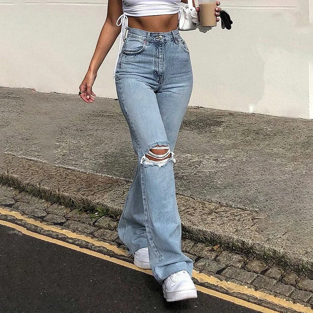 Autumn Fashion New Women&#39;s Jeans Y2K High Street Waist Denim Trousers Cotton Baggy Jeans Young Loose Women&#39;s Classic Pants