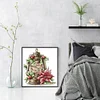 Christmas Oil Lamp-14CT Stamped Cross Stitch 22*26cm/8.66*10.24in