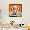 Paper Quilling Taj Mahal-14CT Stamped Cross Stitch 40*40cm/15.75*15.75in tapestrymarket