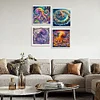 (US Local)4Pack Octopus-Crystal Rhinestone Diamond Painting(30x30cm)