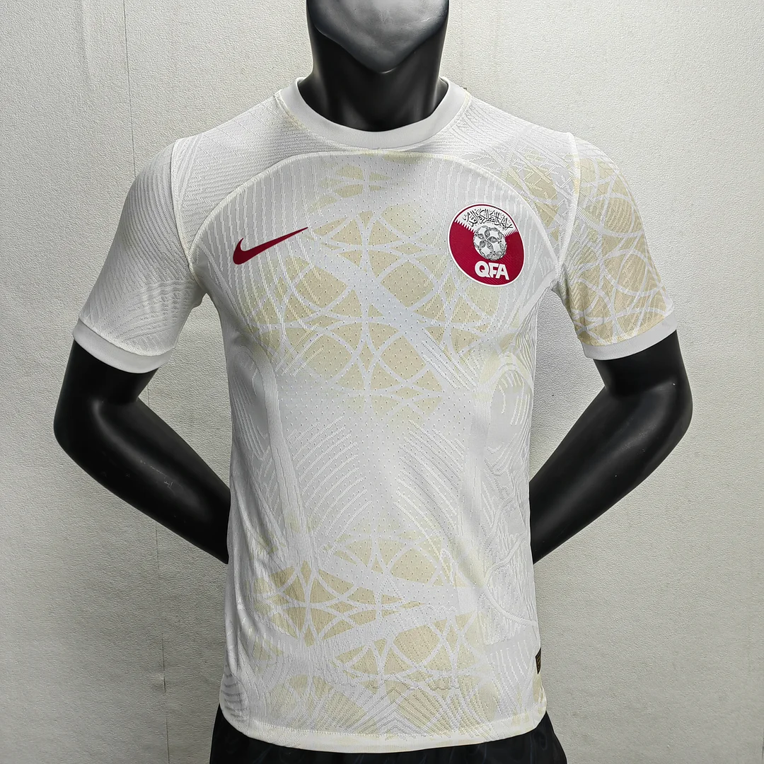 2022-2023 Qatar Away Player Version Men's Football T-Shirt