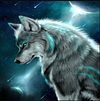 Moon Wolf  | Full Round Diamond Painting Kits