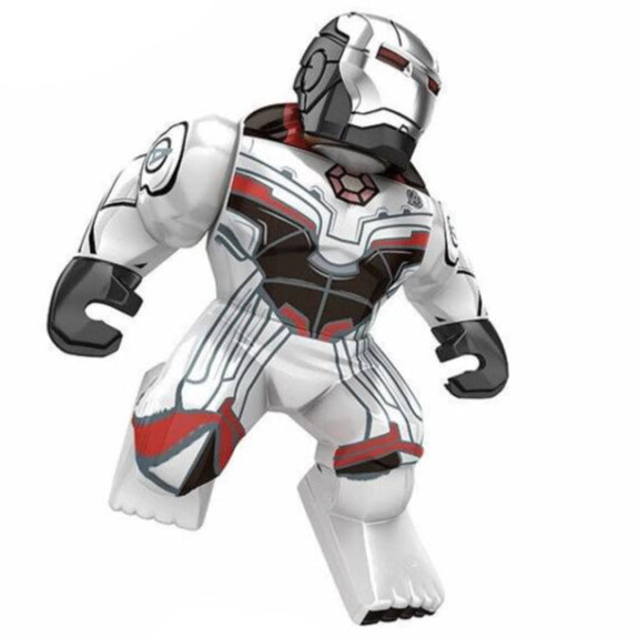 War Machine (Quantum Realm Suit) Custom Marvel Superhero Large Minifigure Minifigure Bricks monstertoys