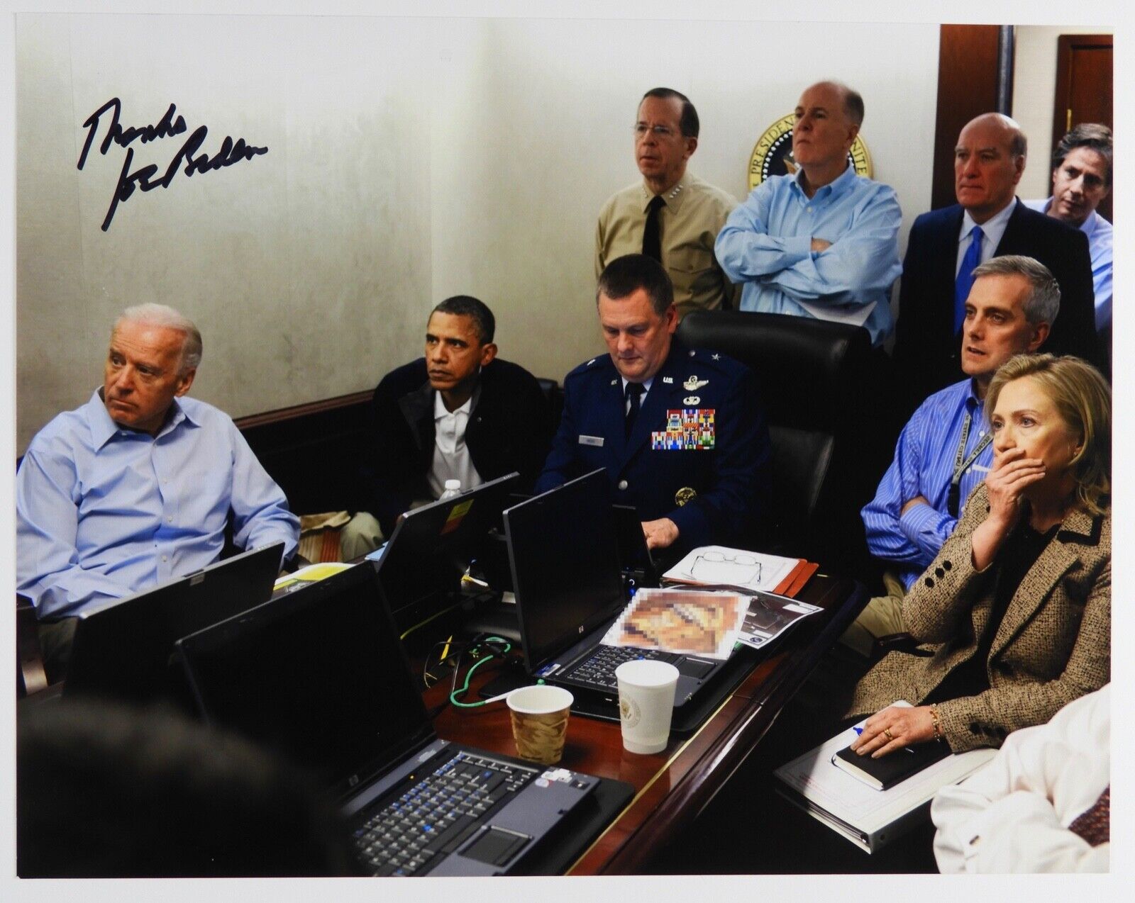 Joe Biden President War Room JSA Autograph Signed Photo Poster painting COA 11 x 14